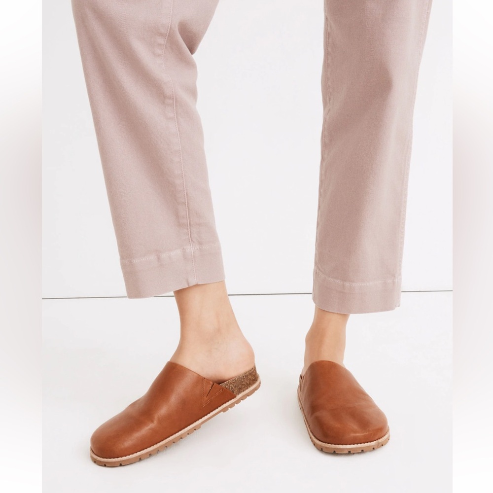 Madewell Brown Leather Clog Mules - Picture 10 of 10